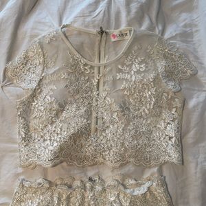 2 Piece Special Occasion Skirt Set